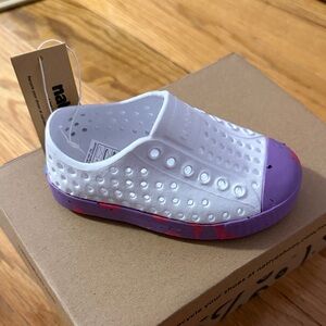 Native Shoes Kids Sneakers - White and Purple